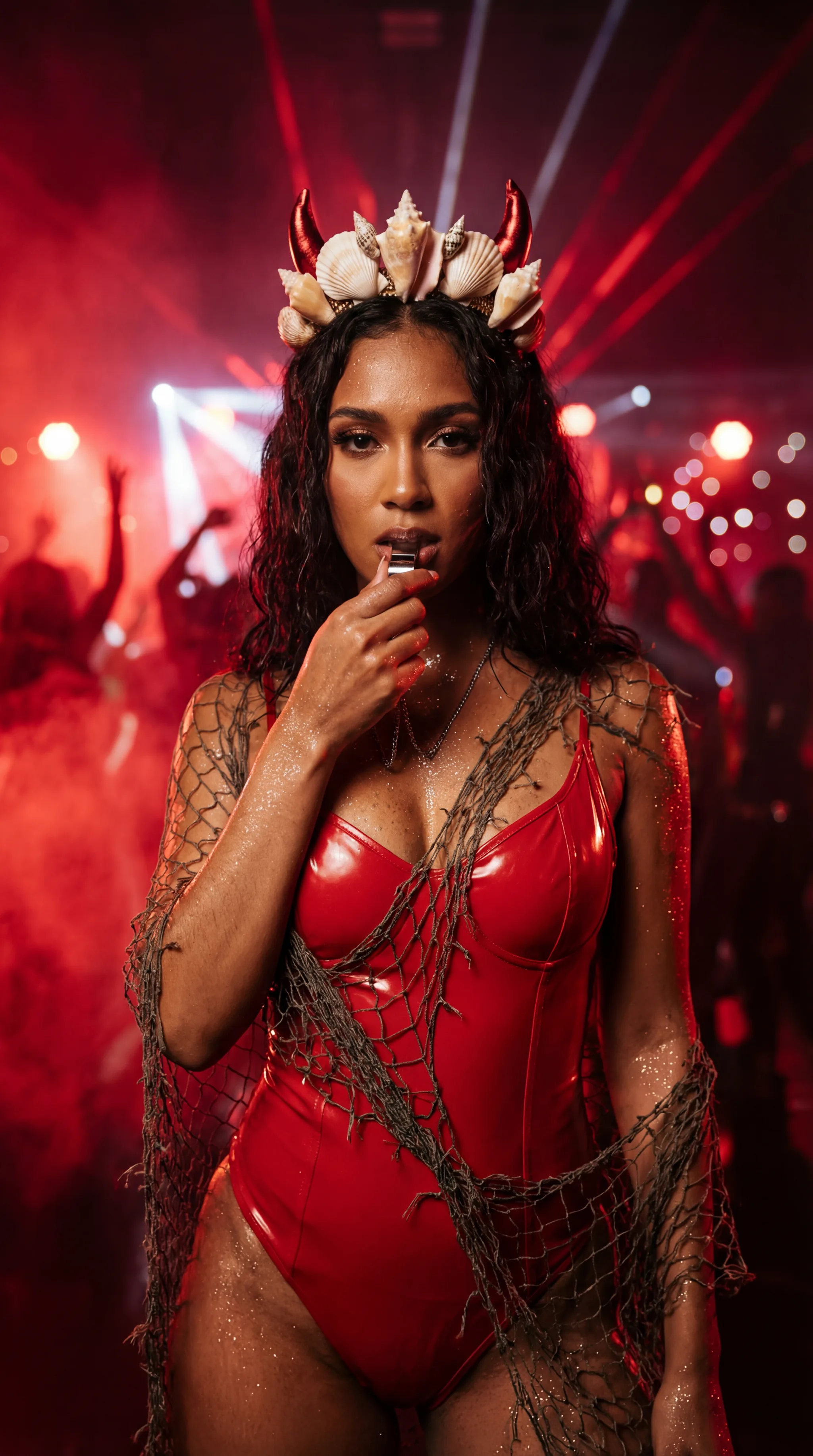 Clips IA — visuel de production Byss Group (18 ababa reine rouge)