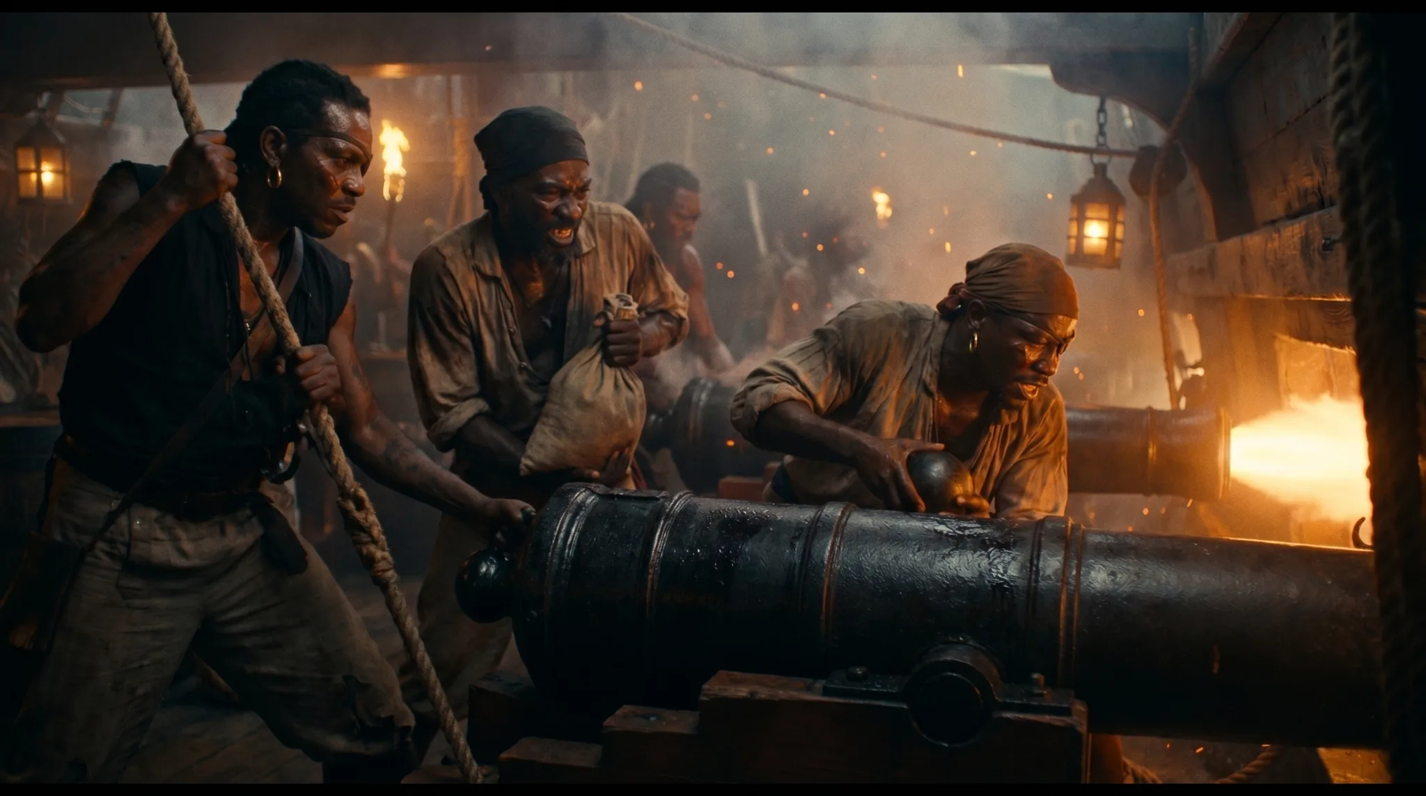 Clips IA — visuel de production Byss Group (24 ababa canon)