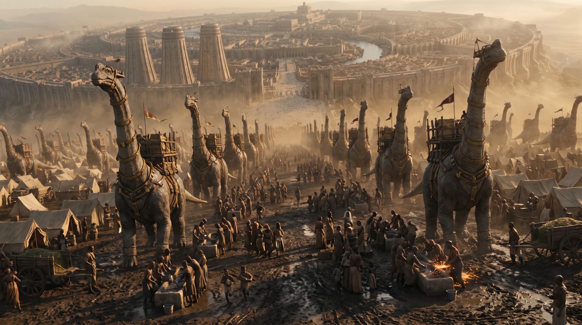 Jurassic Wars — visuel de production Byss Group (jurassic wars 14)