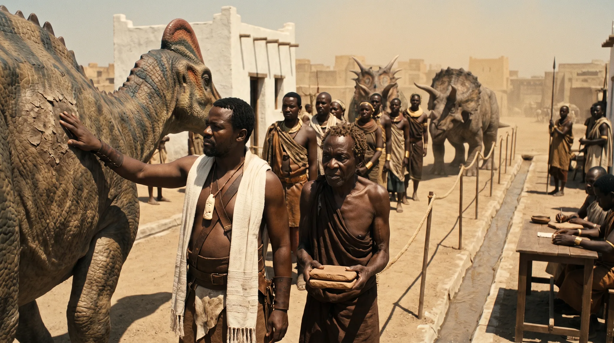 Jurassic Wars — visuel de production Byss Group (jw dino marche)