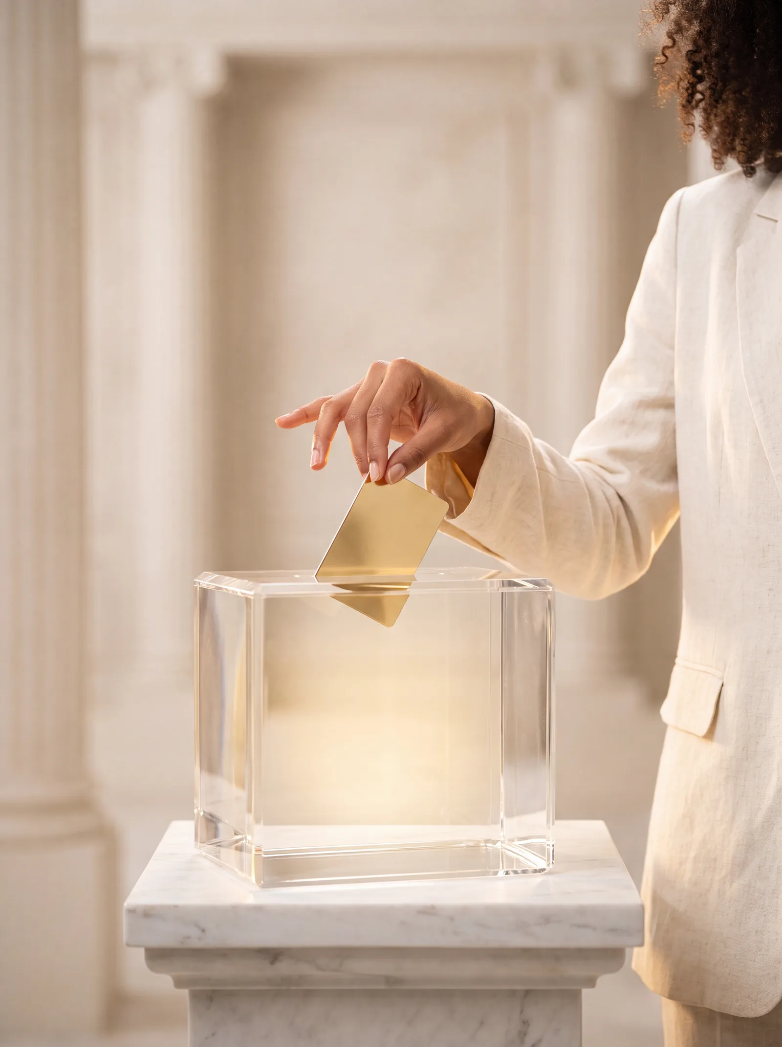 Boussole Politique — visuel de production Byss Group (pp urne)