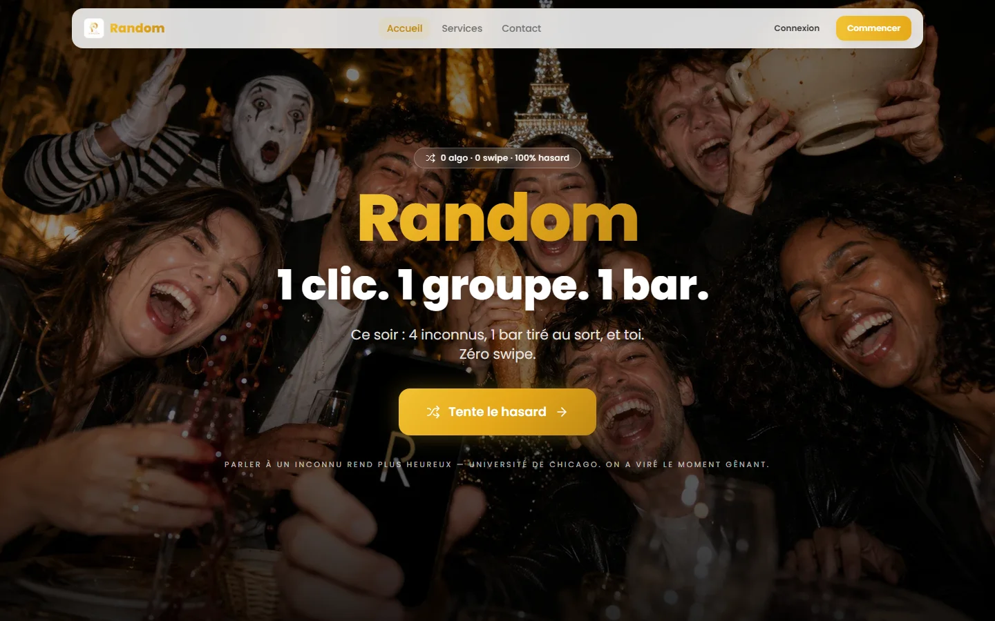 Random — visuel de production Byss Group (random shot hero)